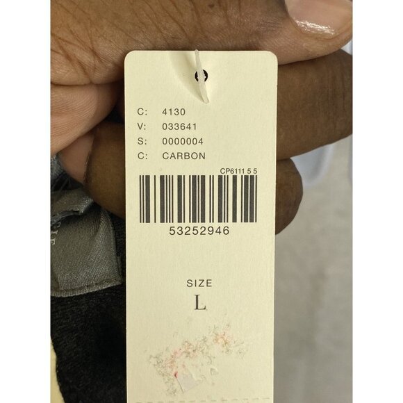 Anthropologie‎ Womens Carbon Gray Boat Neck Knit Midi Column Dress Size L - Picture 10 of 11